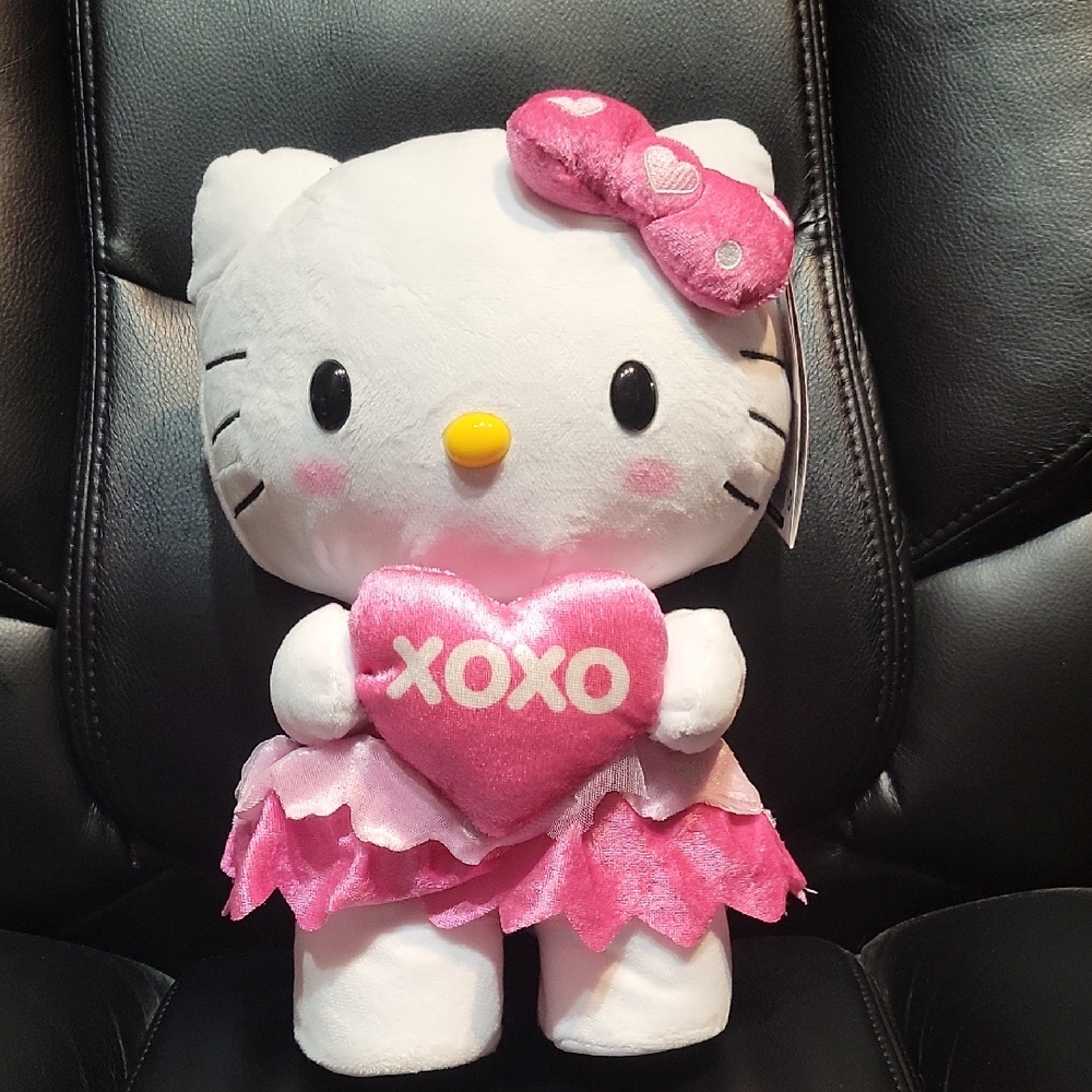 Hello Kitty Valentine's Day Animated Plush with Pink Accents
